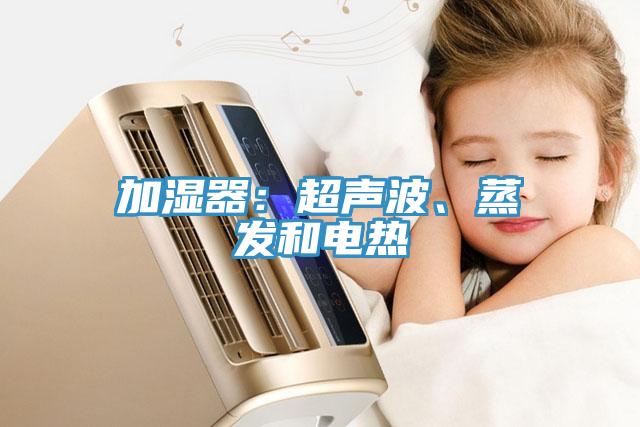 加濕器：超聲波、蒸發(fā)和電熱