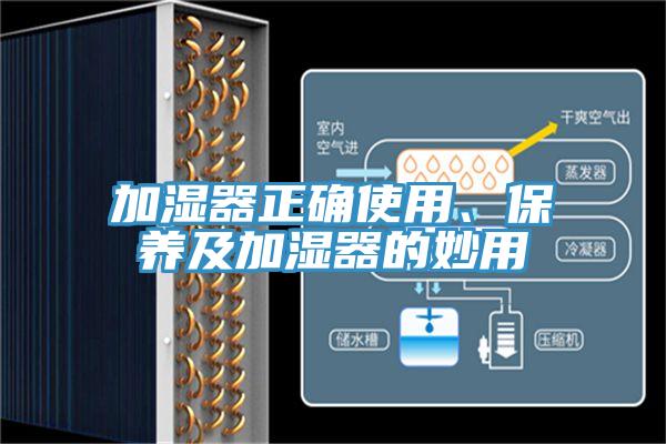 加濕器正確使用、保養(yǎng)及加濕器的妙用
