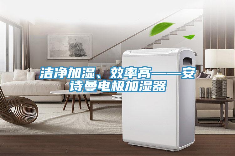 潔凈加濕、效率高——安詩曼電極加濕器