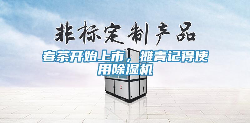 春茶開始上市，攤青記得使用除濕機(jī)