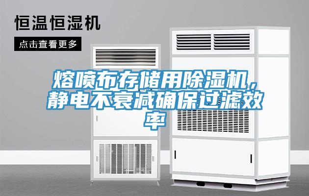 熔噴布存儲用除濕機(jī)，靜電不衰減確保過濾效率