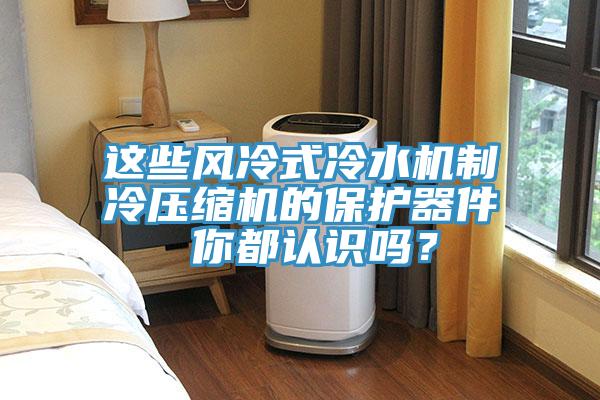 這些風冷式冷水機制冷壓縮機的保護器件 你都認識嗎？