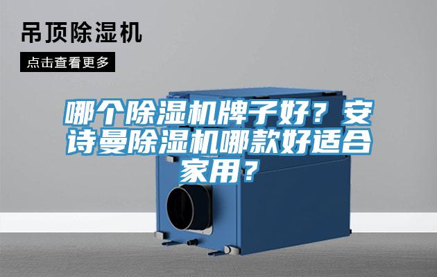 哪個除濕機牌子好？安詩曼除濕機哪款好適合家用？