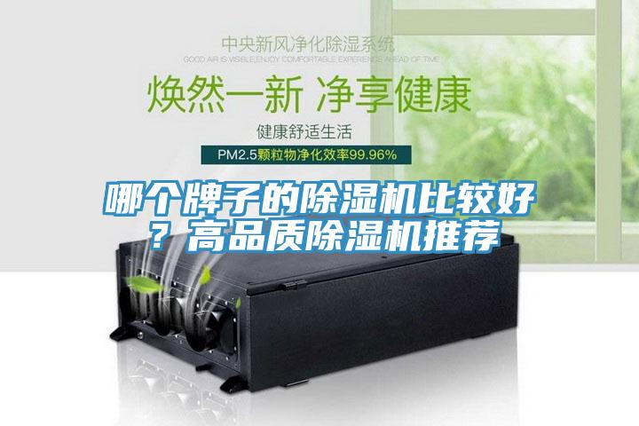 哪個牌子的除濕機比較好？高品質(zhì)除濕機推薦