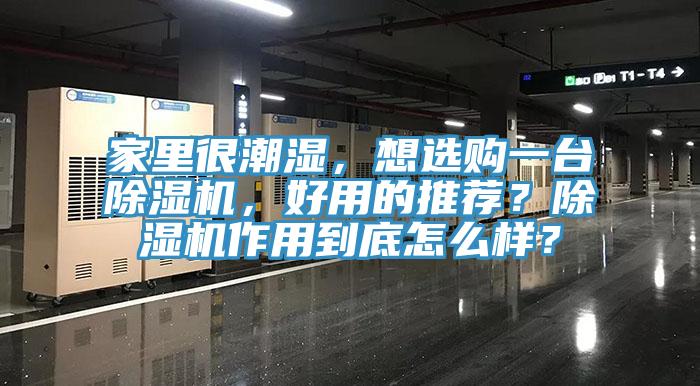 家里很潮濕，想選購一臺除濕機，好用的推薦？除濕機作用到底怎么樣？