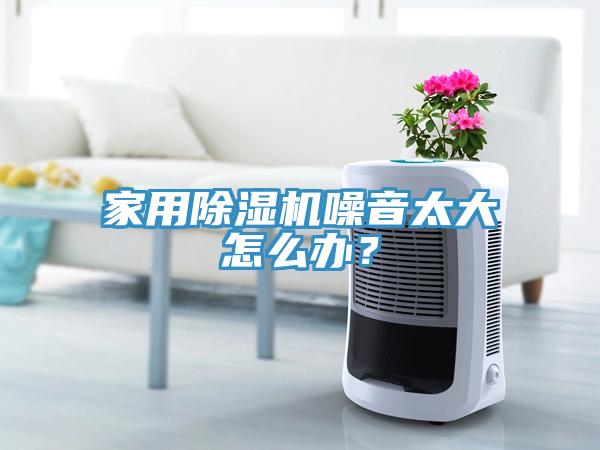 家用除濕機噪音太大怎么辦？