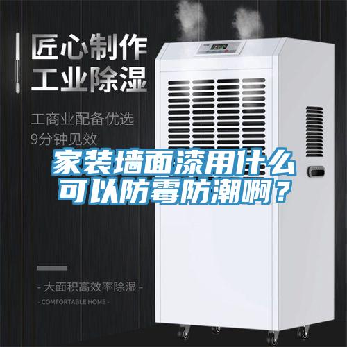 家裝墻面漆用什么可以防霉防潮啊？