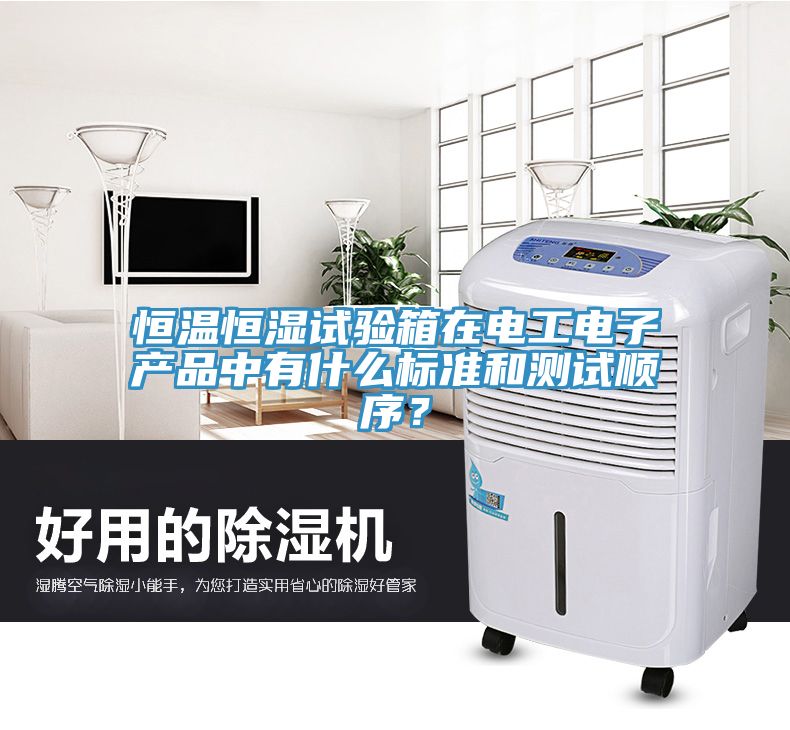 恒溫恒濕試驗箱在電工電子產(chǎn)品中有什么標準和測試順序？