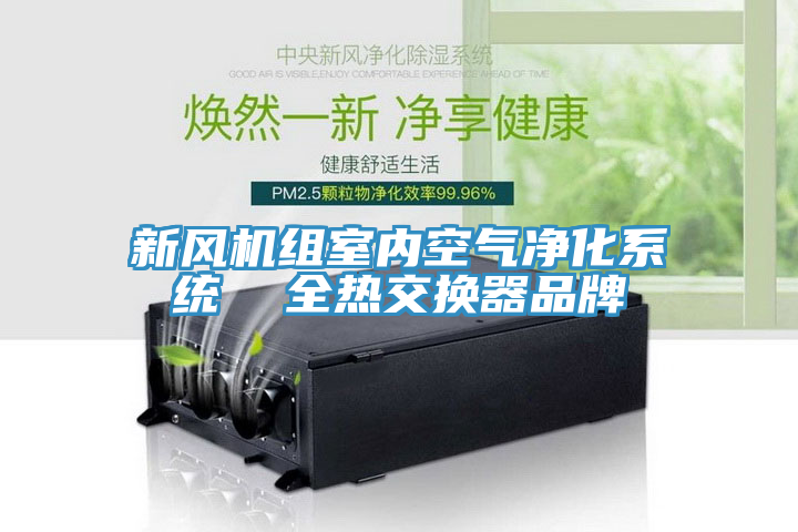 新風機組室內空氣凈化系統(tǒng)  全熱交換器品牌