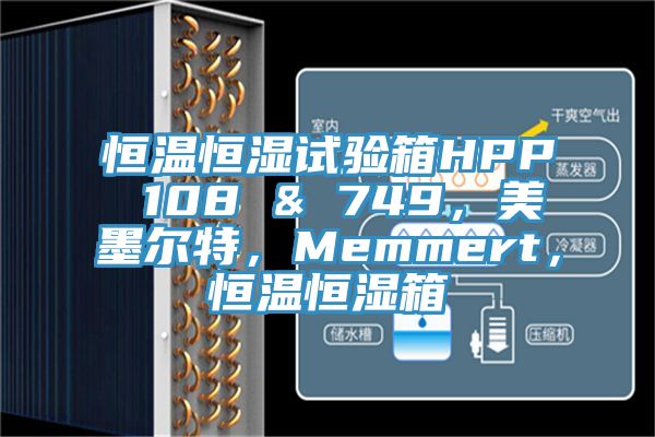 恒溫恒濕試驗箱HPP 108 & 749，美墨爾特，Memmert，恒溫恒濕箱