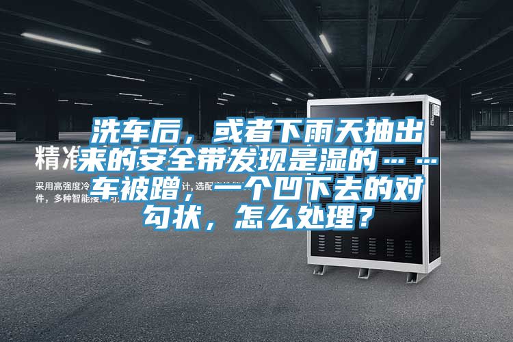 洗車后，或者下雨天抽出來的安全帶發(fā)現(xiàn)是濕的……車被蹭，一個凹下去的對勾狀，怎么處理？