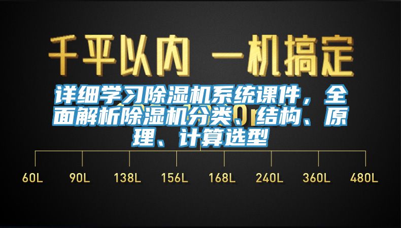 詳細學習除濕機系統(tǒng)課件，全面解析除濕機分類、結構、原理、計算選型