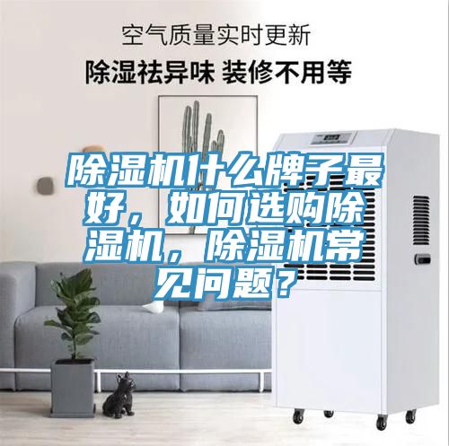 除濕機什么牌子最好，如何選購除濕機，除濕機常見問題？