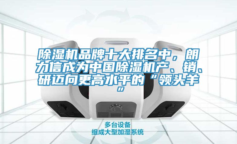 除濕機品牌十大排名中，朗力信成為中國除濕機產(chǎn)、銷、研邁向更高水平的“領(lǐng)頭羊”