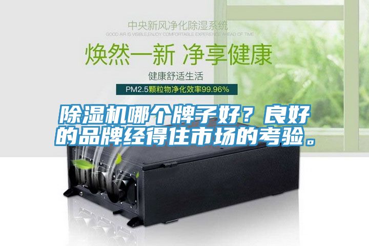 除濕機哪個牌子好？良好的品牌經得住市場的考驗。