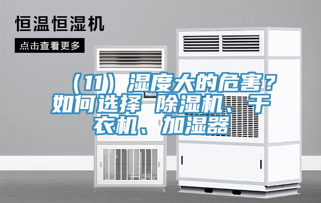 （11）濕度大的危害？如何選擇 除濕機、干衣機、加濕器